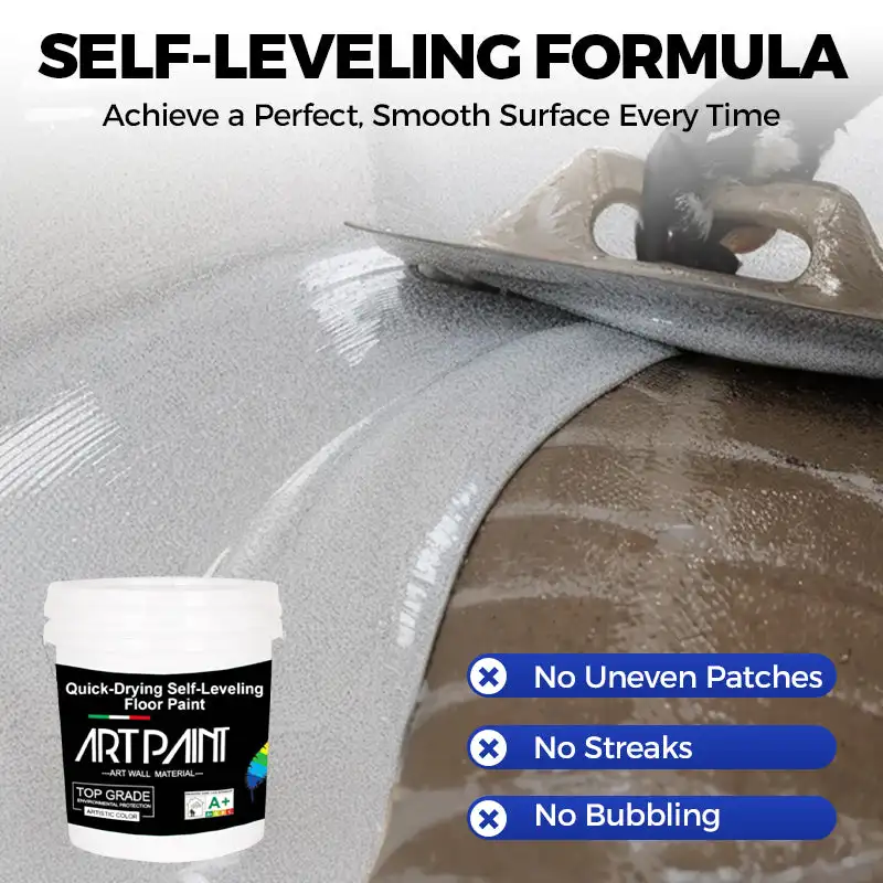 Neueste 500 g schnell trocknende, selbstnivellierende Bodenfarbe, Marmorfarbe aus Imitation