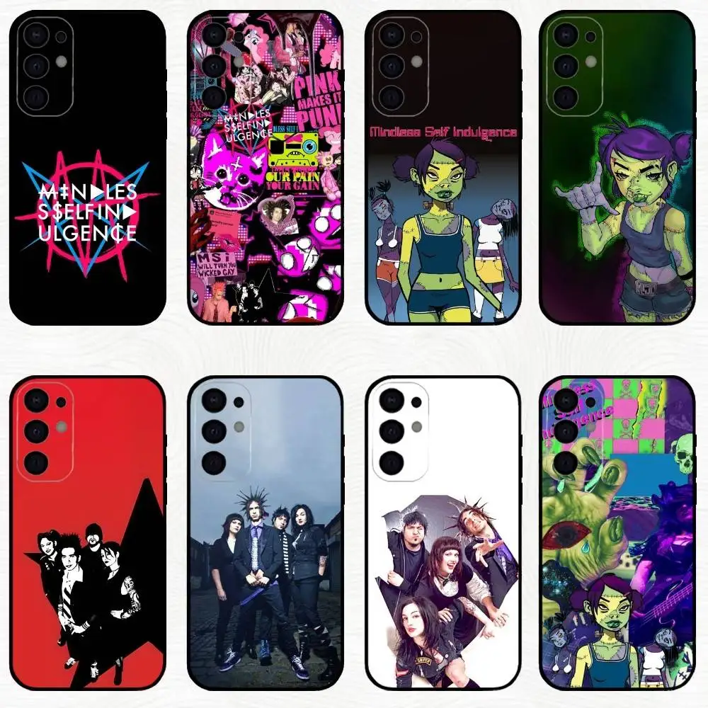 

M-Mindless S-Self Indulgence Phone Case For Samsung S25,S24,S23,S22,S21,S20,Plus,Fe,Lite,Others Black Cover