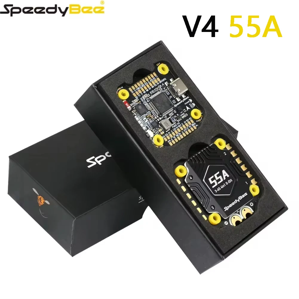 Speedybee F405 V4 Stack BLS 55A 4-in-1 ESC&FC 30x30 RC iNAV Betaflight Configure Bluetooth 3-6S FPV 5-8 inch frame Drone parts