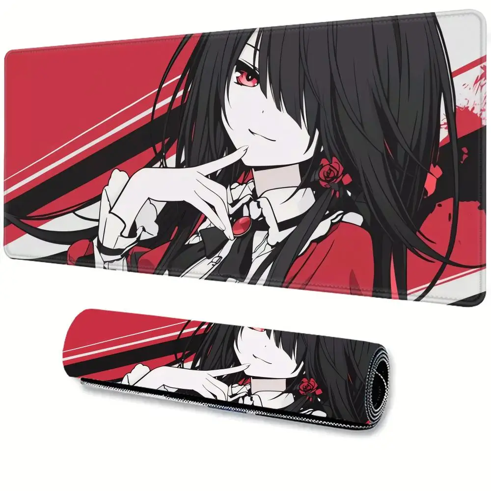 

Tokisaki Kurumi Large Mouse Pad Date A Live Mouse Pad Laptops Gaming Accessories Keyboard Desktop PC Gamer Anime Rubber Mousepad