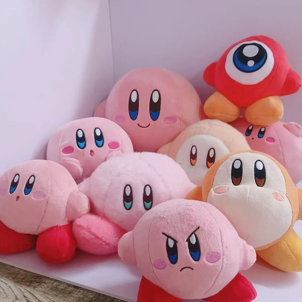 Anime Bread Kirby Plush Toys Cute Cook Kirby Magolor 30th Star Kirby Ghost Starry Sky Grey Stuffed Animal Peluche Kids Xmas Gift
