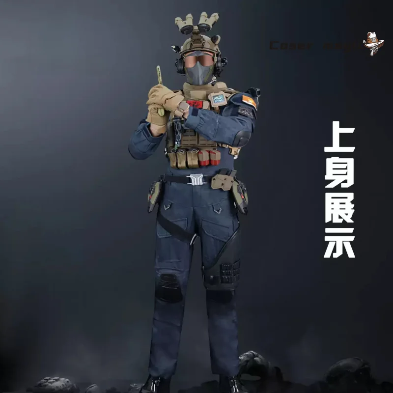 دلتا فورس: هوك اوبز لونغ وي أزياء تنكرية موحدة للهالوين كرنفال حفلة عيد الميلاد لعب الأدوار الملابس الملابس