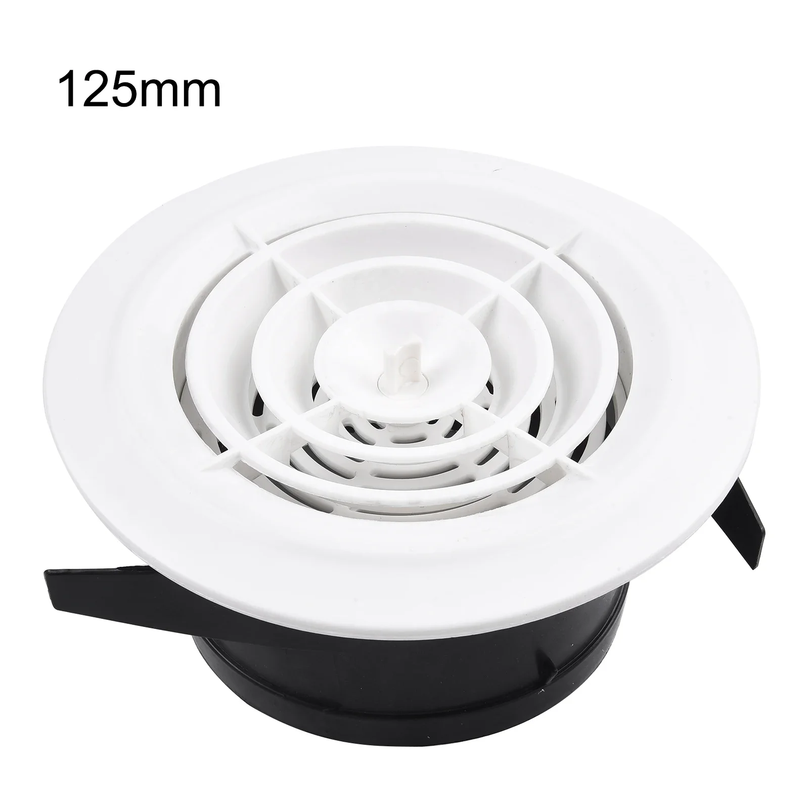 Grille de Ventilation Ronde, Sortie de Climatisation Intérieure, de Type Plafond, avec Accès Réglable