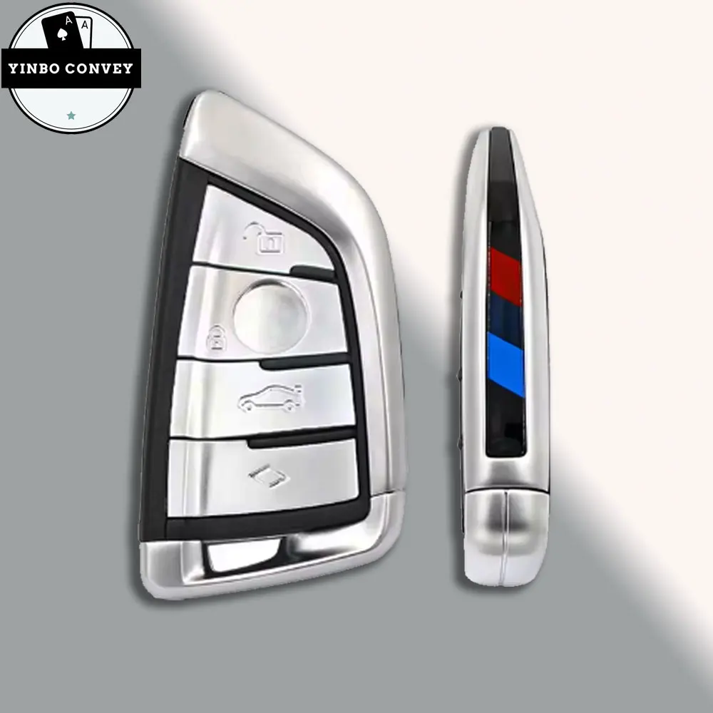 

YINBO 3/4-кнопочный сменный чехол для дистанционного ключа автомобиля Sopport F/G, шасси для BMW 3 5 7 8 F серии X3 X5 X7 G20 G21 G30 G31
