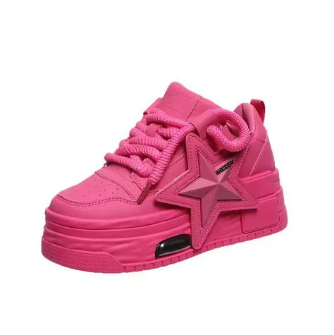 Women Sneakers Platform Casual Sports Shoes Personalized Star Design Vulcanized Shoes Outdoor Running Walking Shoe Female 35-41