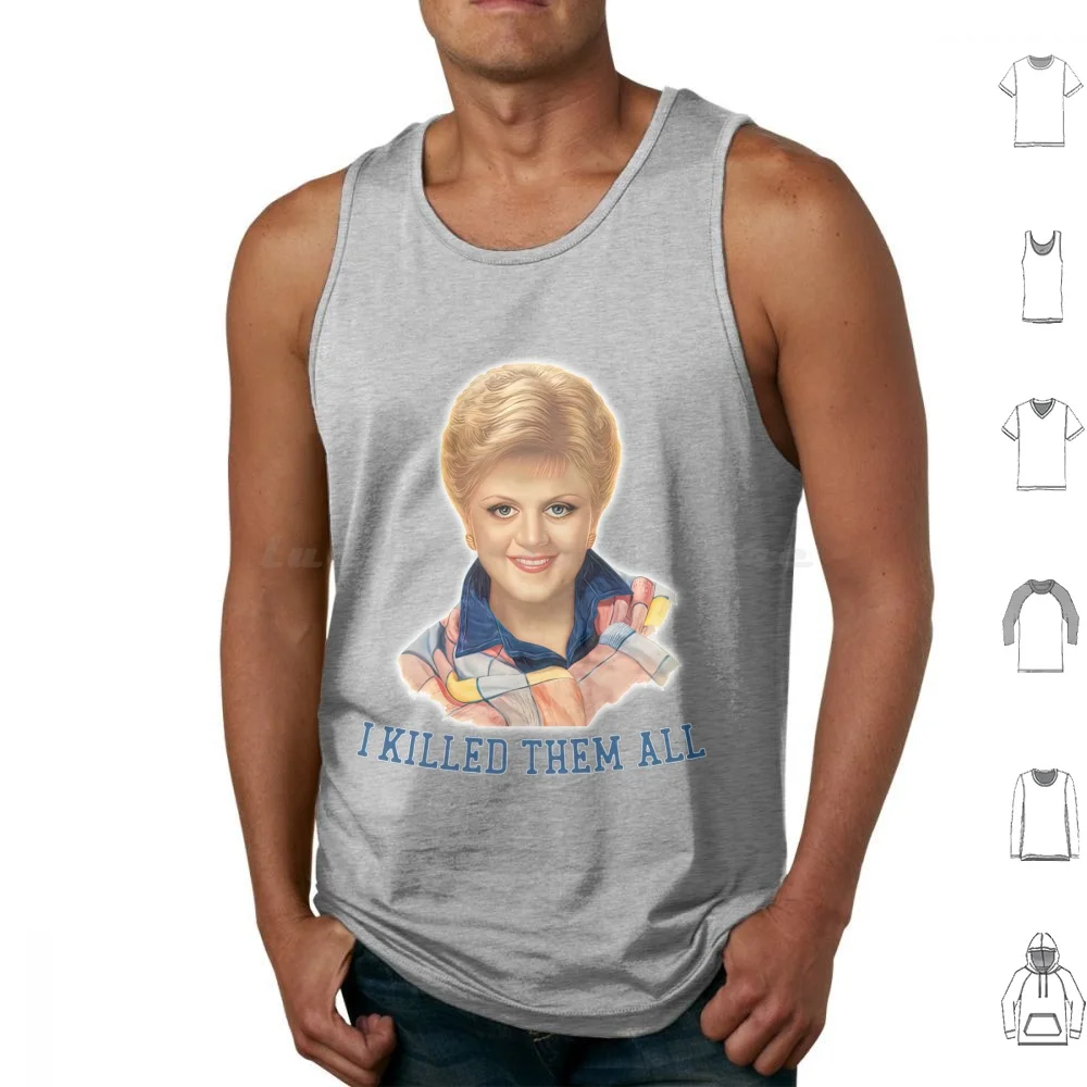 

Murder She Wrote Ретро-телевизор 80-х годов «Я убил их все! Майки Жилет без рукавов Murder She Wrote 80s Kid 80s Kids Will Get