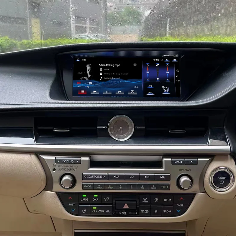 10.25 Inch For Lexus ES ES200 ES250 ES350 ES300h 2013-2017 8 Core Multimedia Player Car Video Android 13 Carplay Screen DSP