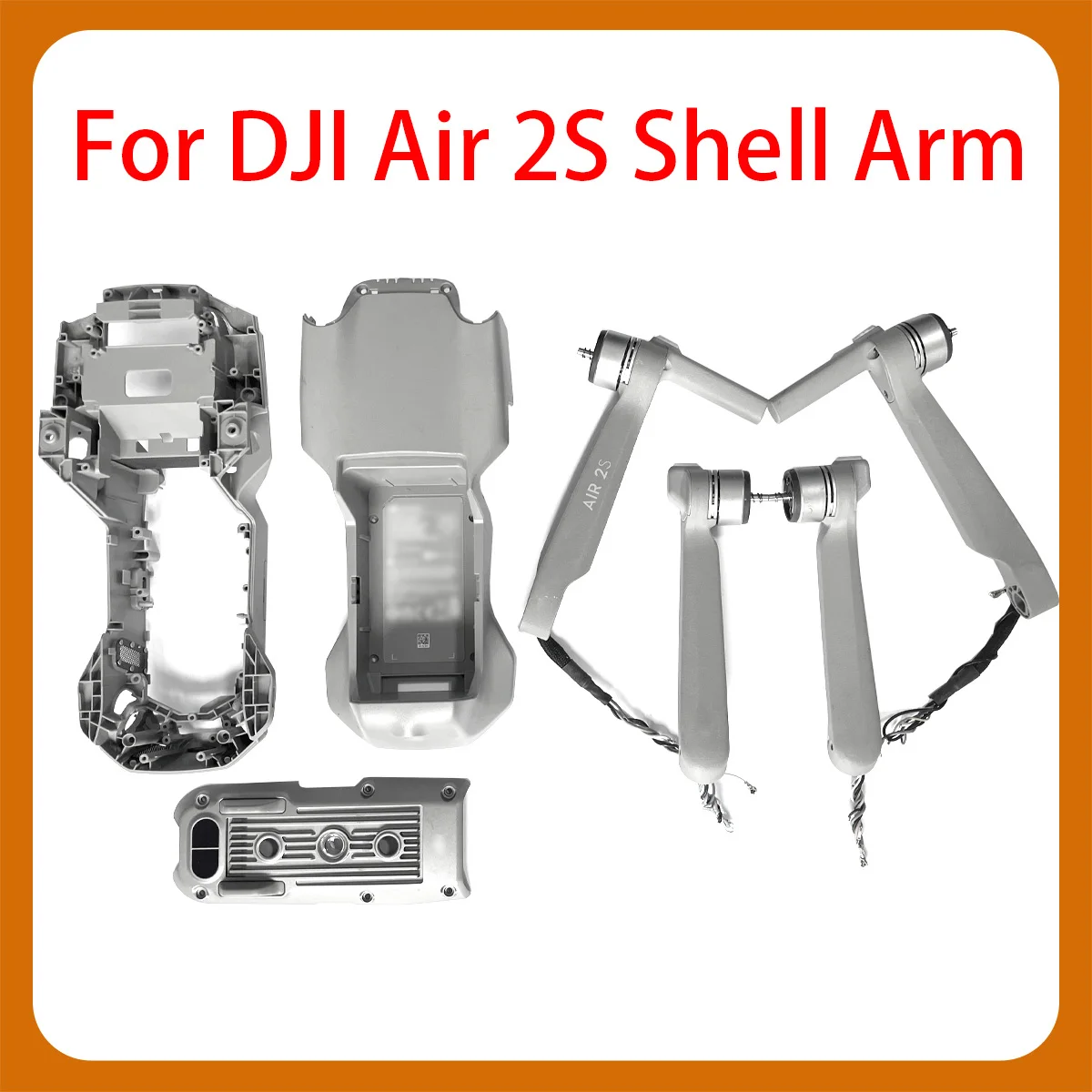

Original AIR 2S upper, middle and lower shell frames, left and right front and rear motor arms, suitable for DJI Air2s