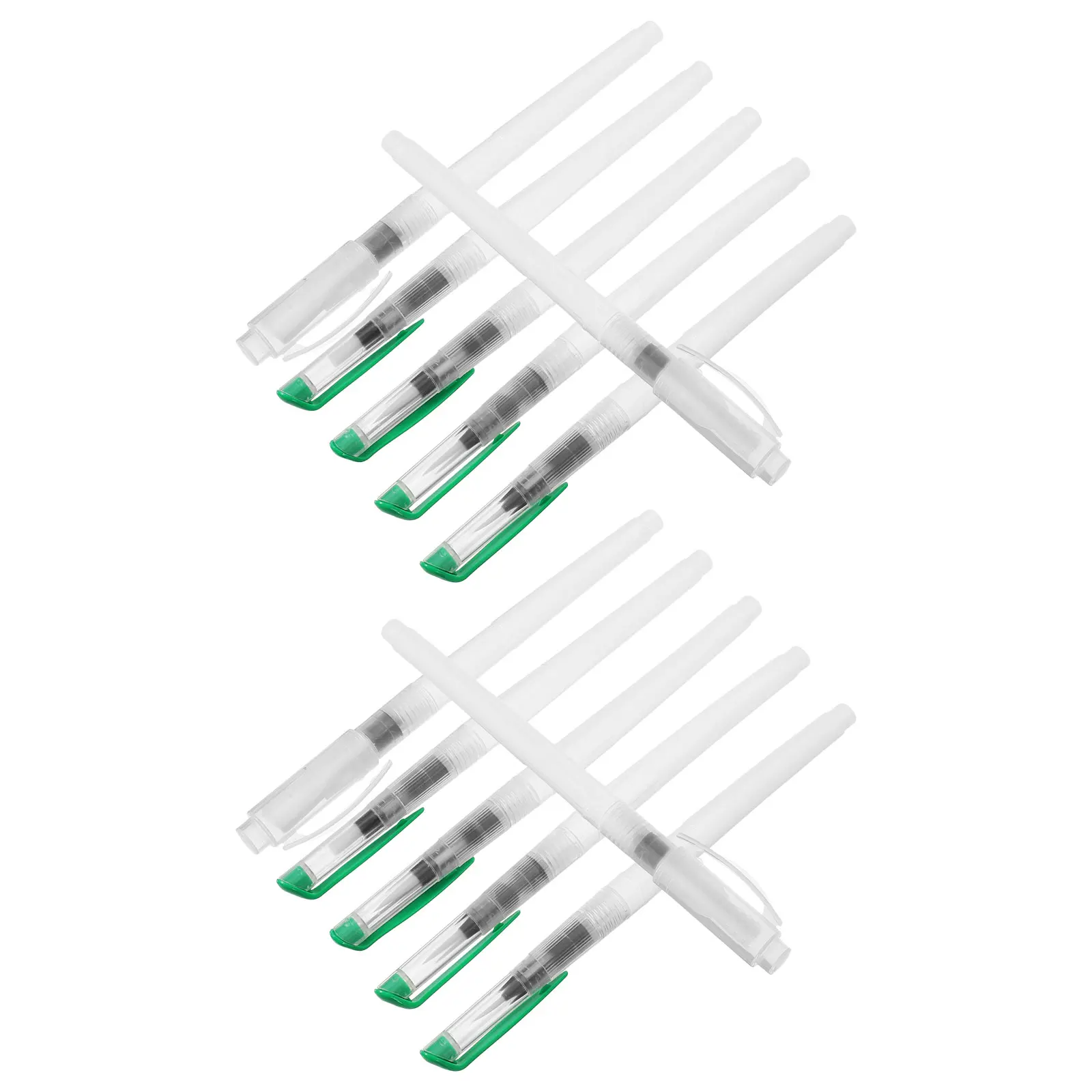 

12pcs Watercolor Pens Portable Water Color Brushes Reusable for Calligraphy Drawing Water Based Fountain Brush Pens