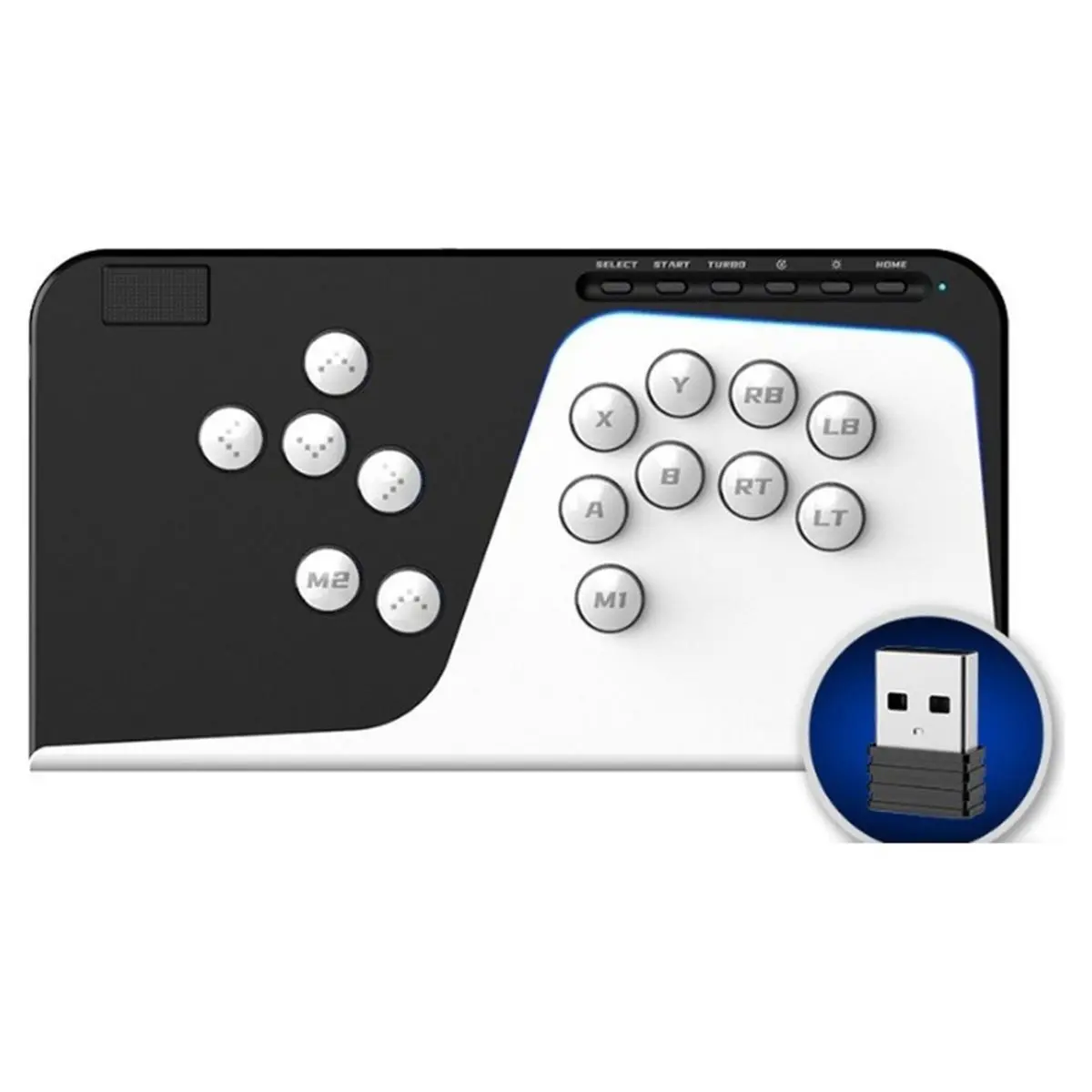 Leverless Fighting Controller All Button Gamepad for PC Switch Joystick for Style Fight Stick