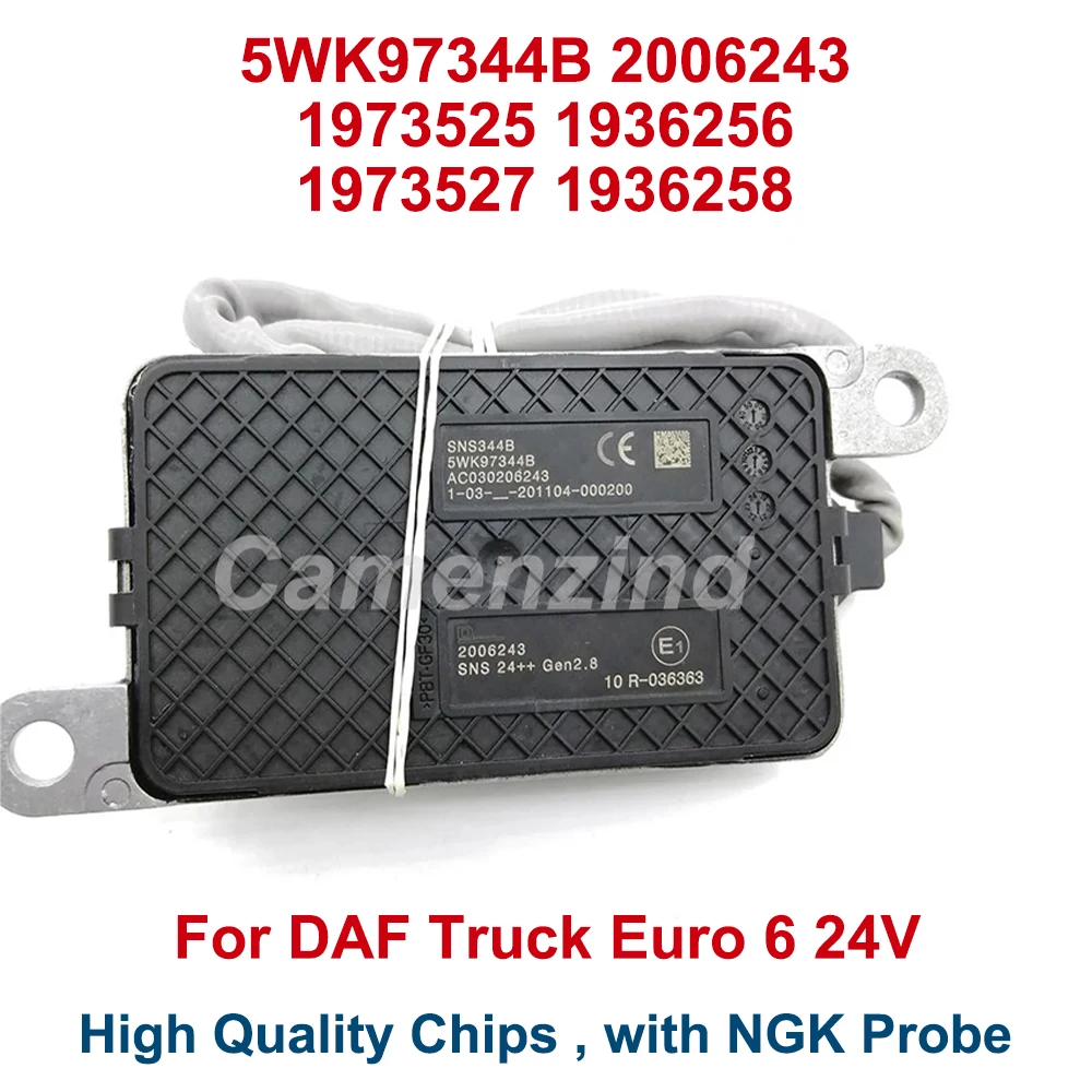 

5WK97344B 2006243 1973525 1936256 New Nitrogen Oxygen NOx Sensor 24V For DAF Truck Euro 6 Auto spare parts 1973527 1936258