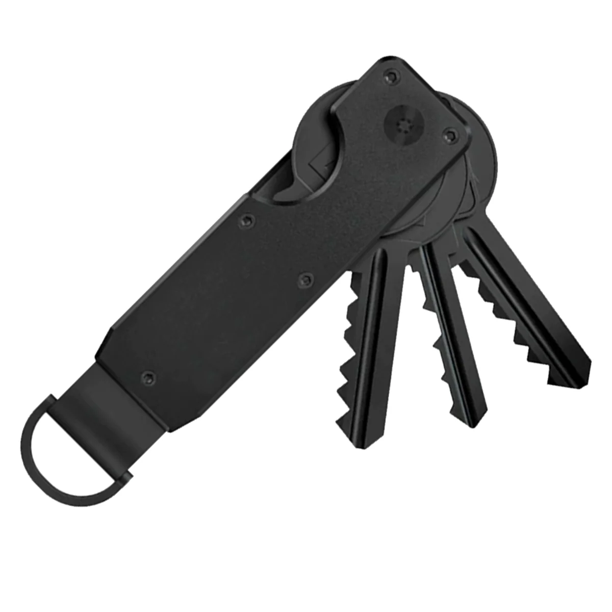 AAA87 Bloco Anti-Roubo de Alumínio Homens Chave Organizador Metal Chaveiro Mulheres Minimalista Chave Caso Titular