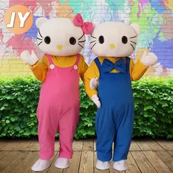 New Cute Hello Kitty Mascot Costume Pink Cat Cosplay Costume Advertising ceremony Fancy Dress Party Events Animal Carnival Gift
