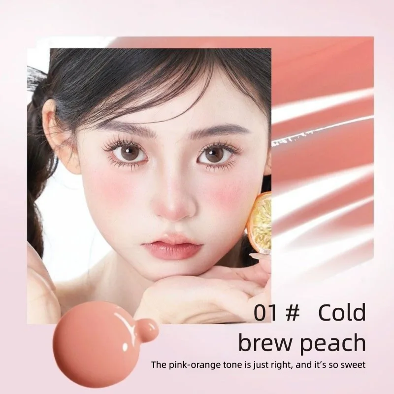 Gogo Dance Single Liquid Blush Multi-Use Cream Low Saturation Natural Color Daily Light Makeup Expansion And Contraction Rouge