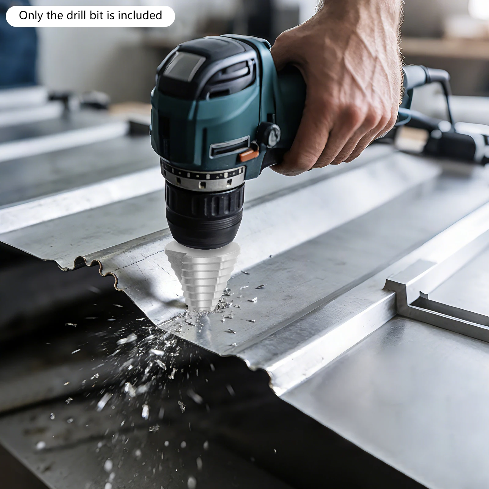 Foret conique à peler, 6-60mm, mèche étagée pour évier à seau