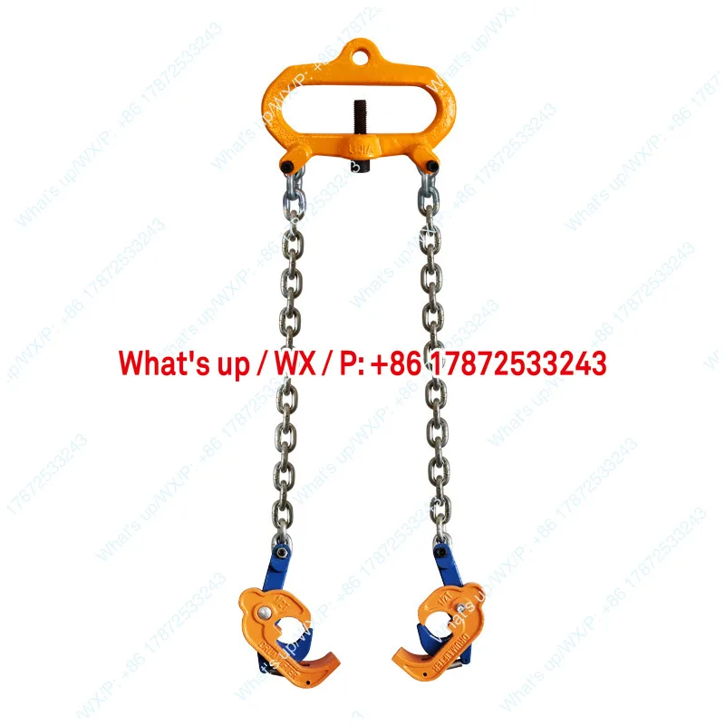 Two claw four claw forklift specialized oil bucket tongs, eagle beak forging iron bucket hooks, lifting and handling tools