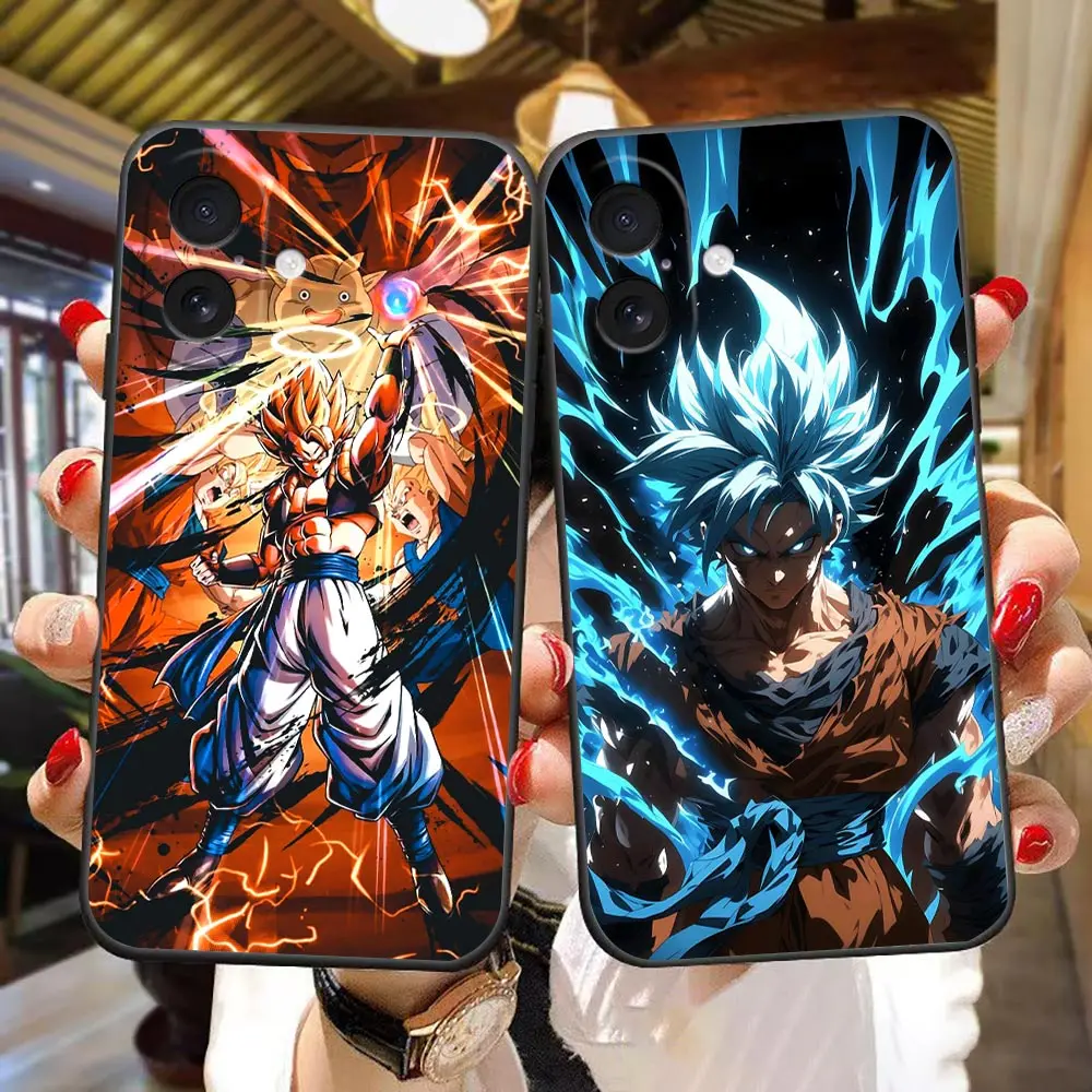 Handyhülle für iPhone Apple 17 17E AIR 16E 16 15 14 8 7 Plus 13 12 11 XR Pro Max SE4 TPU Schutzhülle Super Saiyan Vegeta Guko