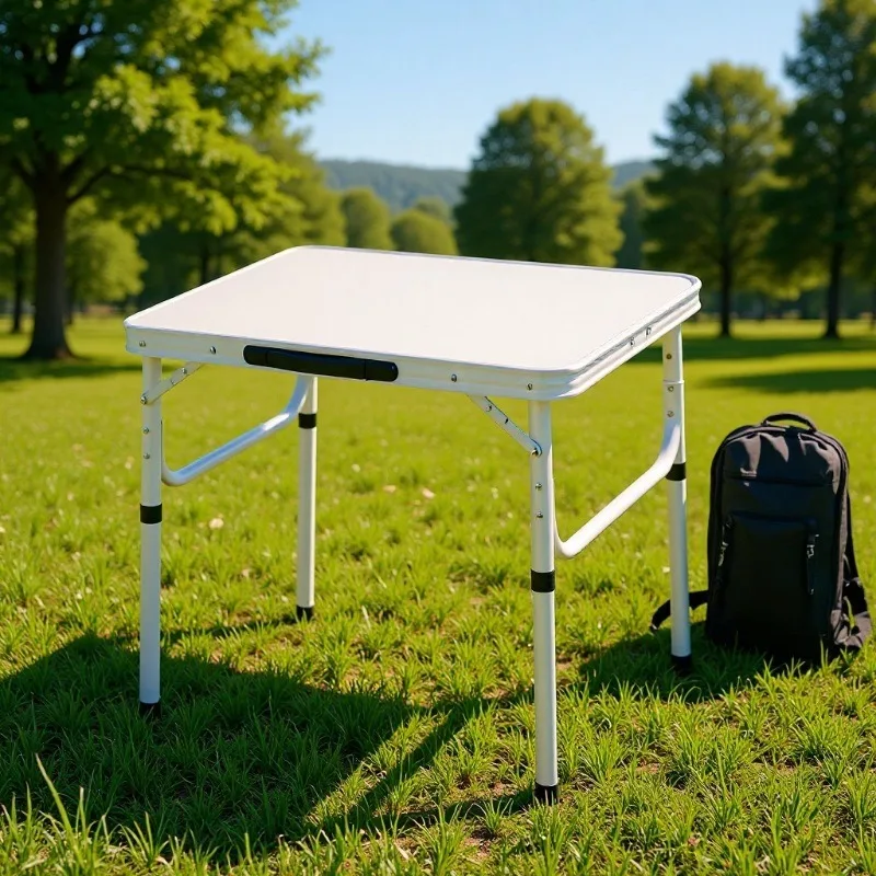 Outdoor Furniture Portable Folding Table Household Computer Desk Homework Table Camping Table