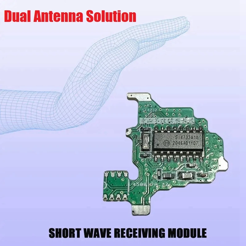 Módulo de modificación SI4732 + antena + Cable de programación + Chip de 2 M para Quansheng UVK5/UVK6, solución de antena Dual FM de onda corta