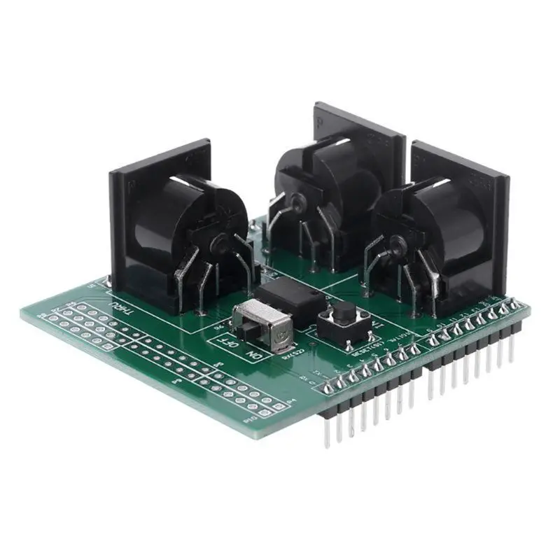 CLCU MIDI In/OUT/THRU Port Musical Interface Board For Arduino- Ideal For Microcontroller Music Projects, MIDI Shield Included