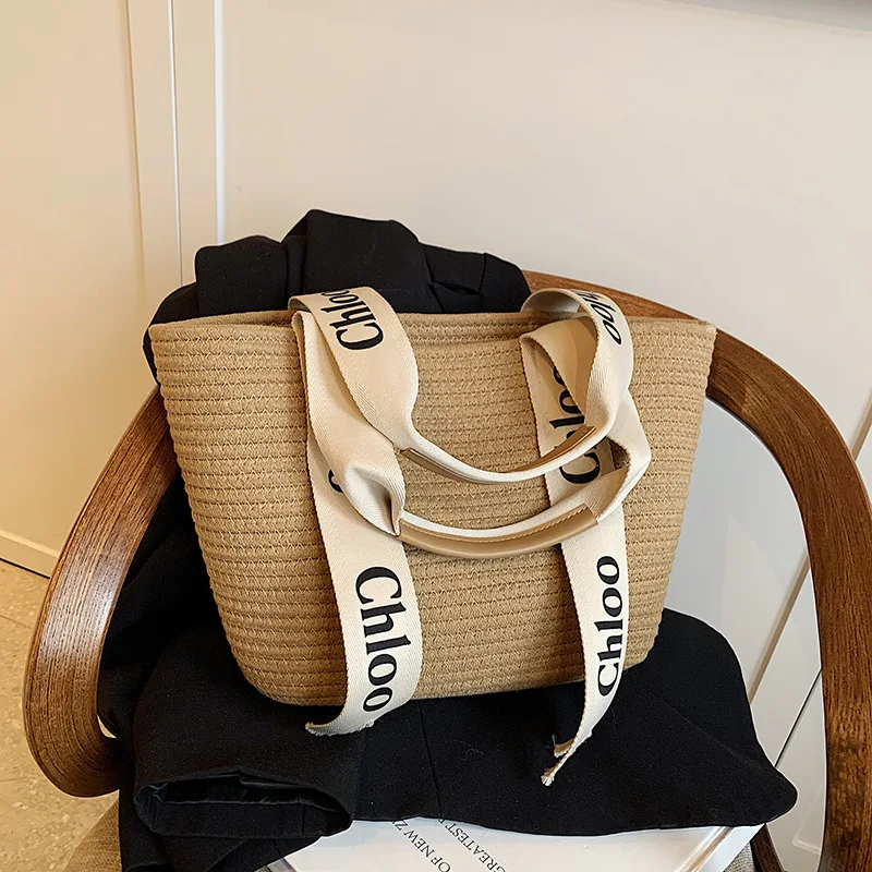 

2025 повседневная сумка-ведро для женщин, пляжная сумка большой вместимости, легкая сумка на плечо, просторная рабочая дорожная сумка-тоут, кошелек для ручной клади