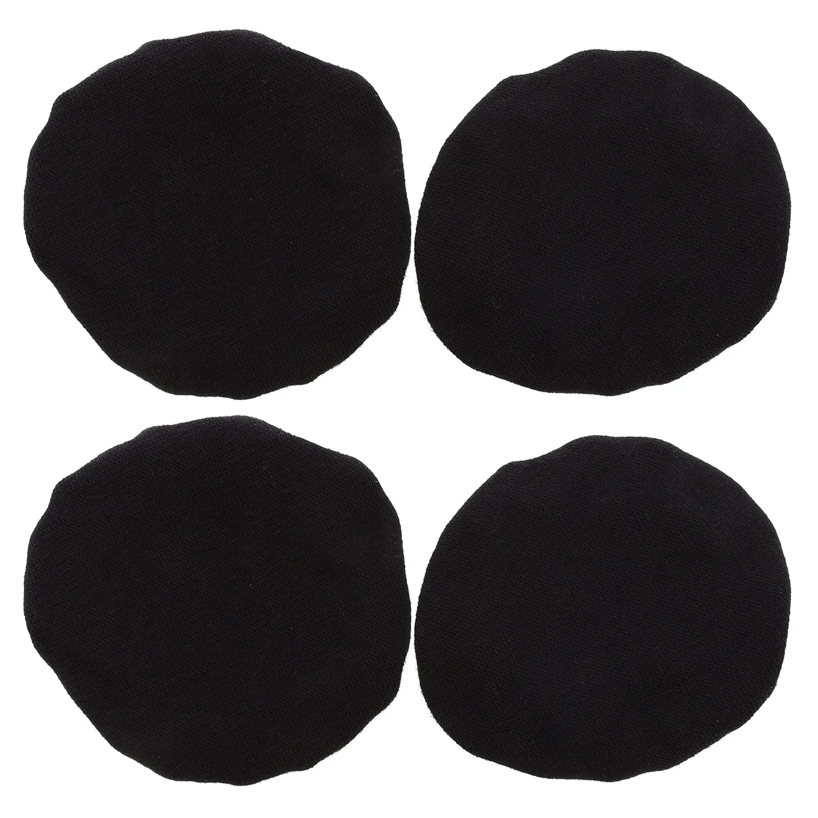 

4pcs Headphone Hygienic Protective 6-8.5Cm Washable Reusable Cotton Ear Pad Cover Stretch Headset Cover For Headset