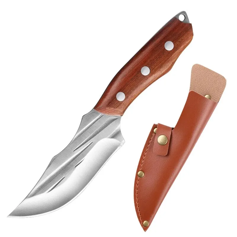 Forged Stainless Steel Kitchen Chef Boning Knifes Fishing Knife Meat Cleaver Butcher Knife Meat Cleaver Cooking Knives For Home