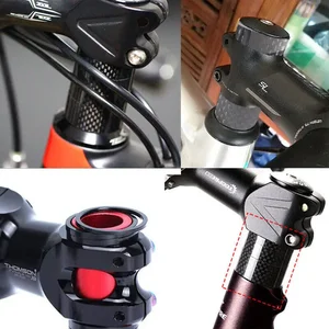Bucklos-Spare Stem Bike Carbon, Mountain Road Bike Headset Waschmaschine, Spacer Fork, Fahrradzubehör, 1, 8 12 Hauptverkaufskohlenstoff Raubtierhelm - №12