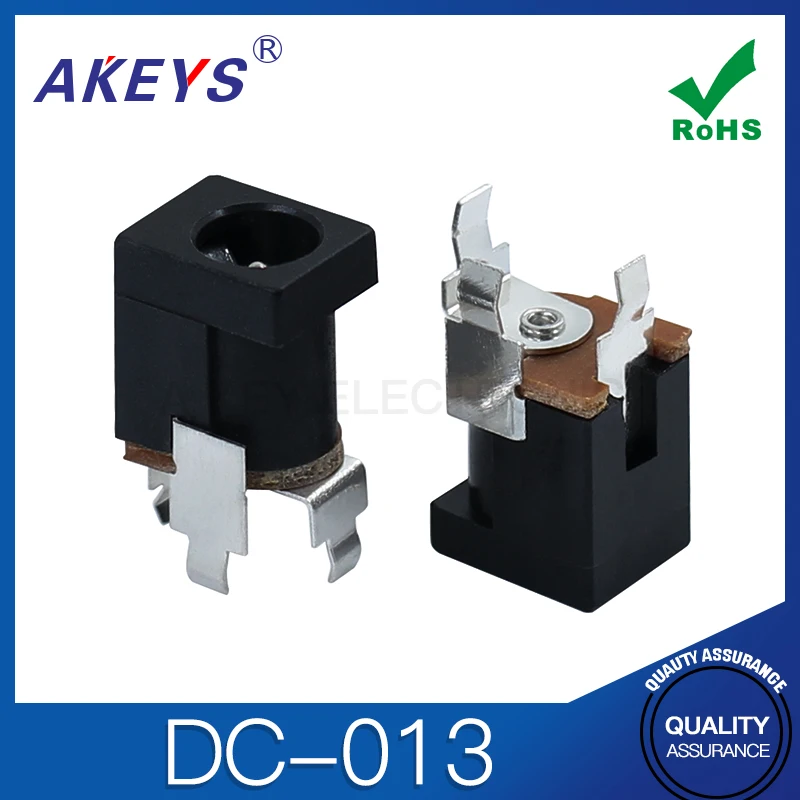 10pcs DC-013 OUTER DIAMETER 6.0 INNER CORE PIN PIN 3 PINS HIGH TEMPERATURE RESISTANT CONNECTOR HIGH QUALITY DC POWER SOCKET BASE