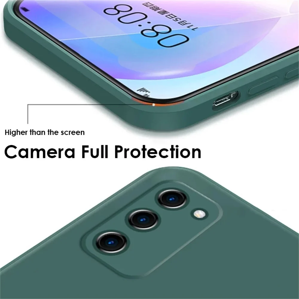 Delicate Liquid Silicone Camera Lens Protector Case For Samsung A17 A16 A56 A36 A15 S23 S24 S25 S26 UItra Plus Funda Coque Cover