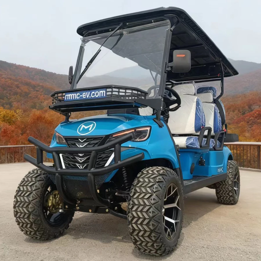 CE Certificate MMC High Quality 4000/5000/7000W Off Road Club Car Utility Vehicle 2 4 6 8 10 Seater Electric Golf Buggy Cart