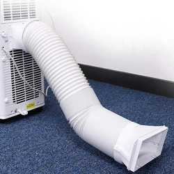 130/150mm Duct Extension Pipe Accessories Flexible Air Conditioner Exhaust Hose Duct Ventilator Pipe for Mobile Air Conditioning