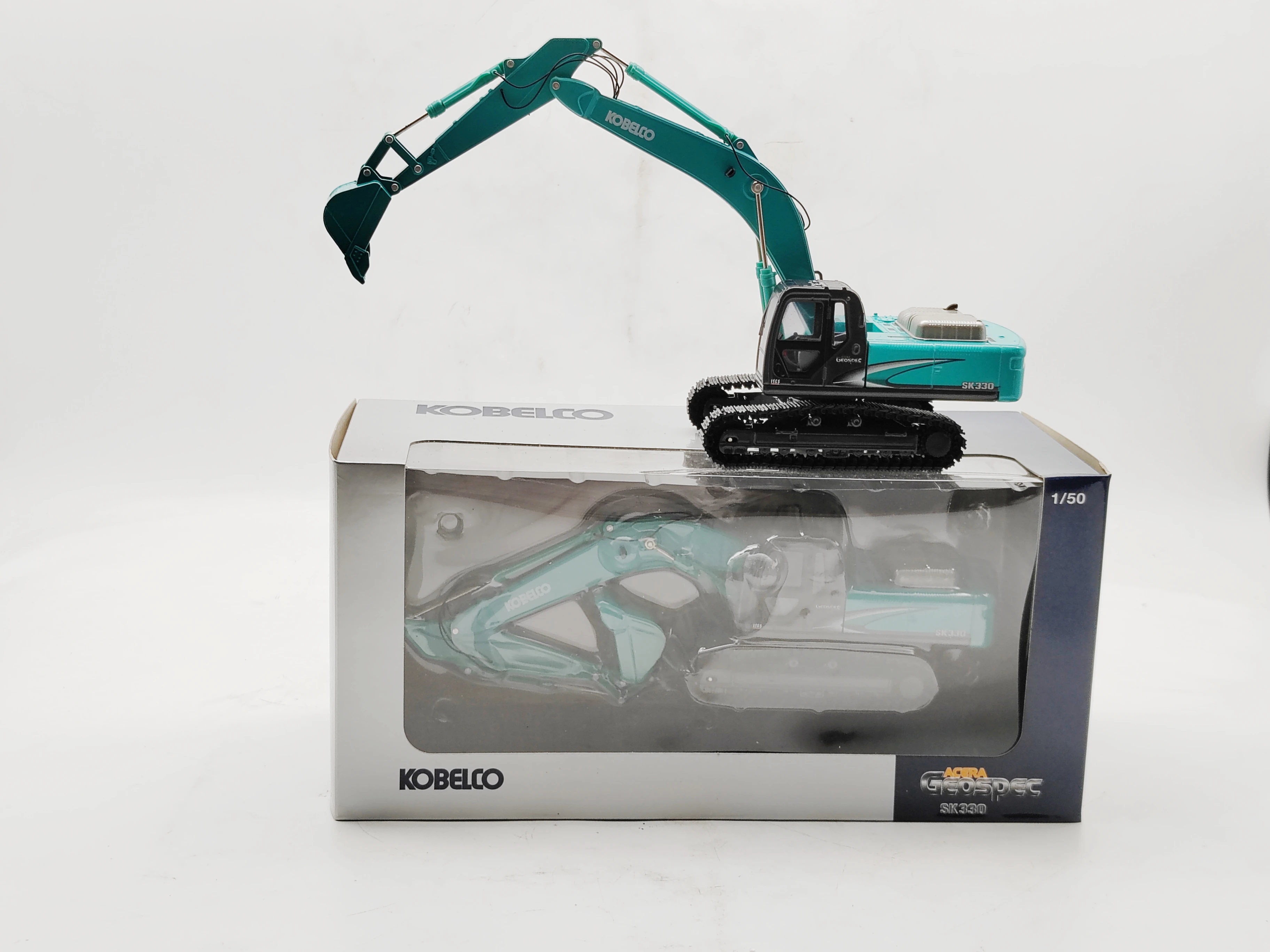 

For Kobelco SK330 excavator model 1/50 truck model Diecast alloy metal Hydraulic Excavator truck model engineering truck toy