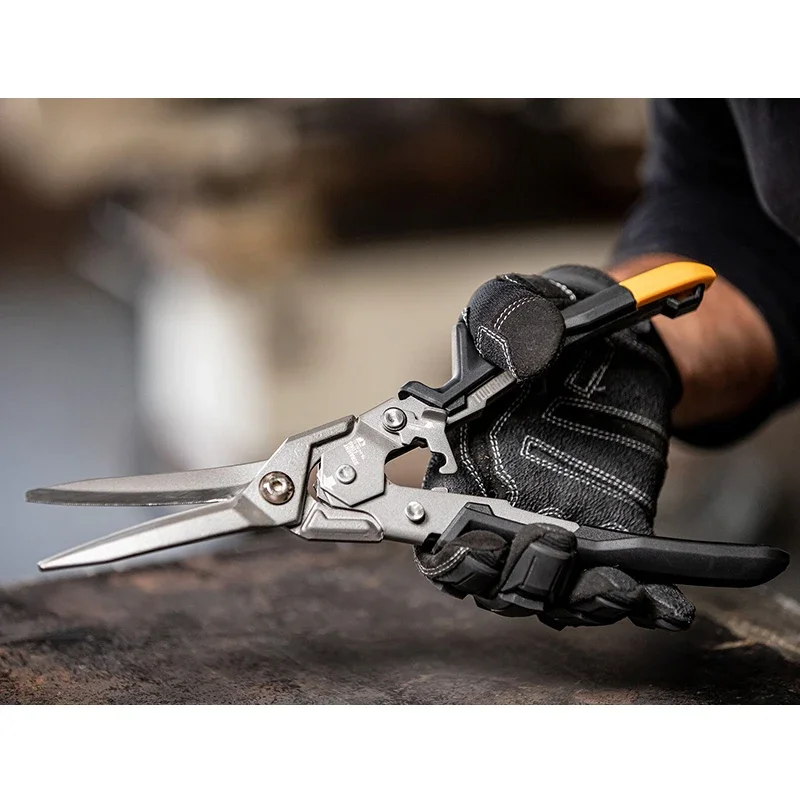 Imagem -04 - Toughbuilt Tb-h460-sl Sol Tb-h4-60-r l Corte Aviation Snips Direita Esquerda Reta Longa Reta Offconjunto Ferramentas Manuais Longas