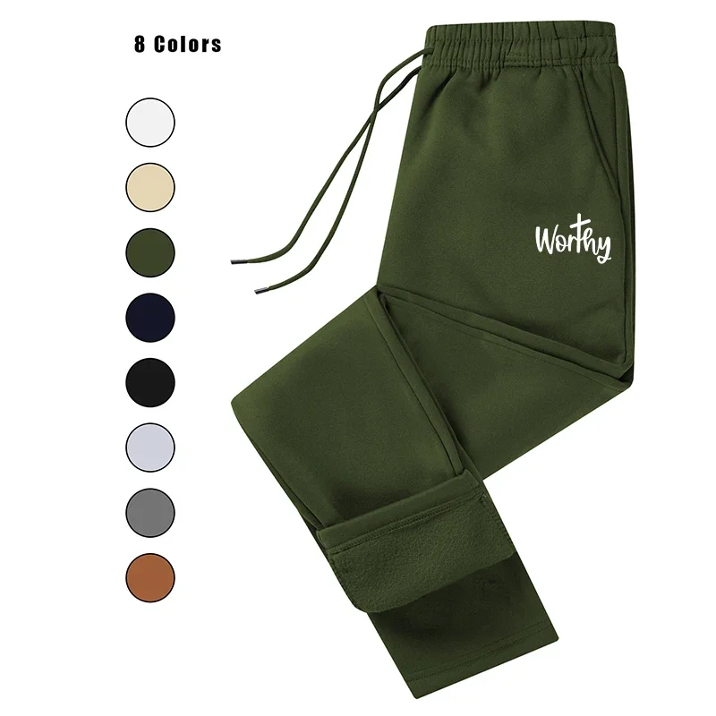 

Printed Men's Spring Solid Color Autumn Loose Fit Jogging Trousers Fitness Streetwear Sweatpants Outfit