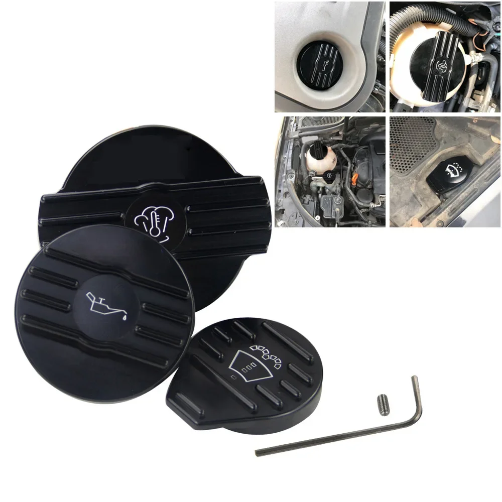 

Car modification is suitable for Volkswagen 1.8T/2.0T engine engine special wiper cover/oil cover/water tank cover