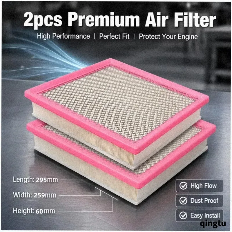 2 pièces/ Filtre à air moteur pour Foton General G7 G9 F9 2.0T Conqueror 3 5 7 Tunland Scenery G5 Dayun P111900000016