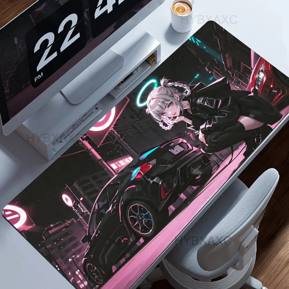 

Cyberpunk sports car beauty Beautiful Cyberpunk style patternsOffice Computer Desk Mat Table Keyboard Big Mouse Pad Laptop