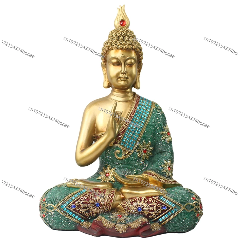 Home Decoration Meditation Accessories Buddhist Products Resin Buddha Statue Zan Buddha Statue Zen Decoration Resin Crafts