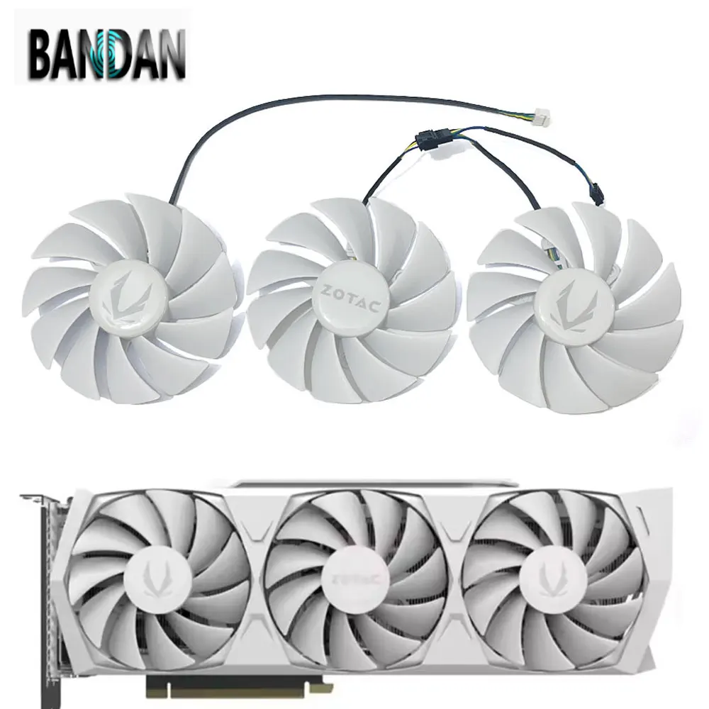 NEW RTX3090 Cooling Fan GA92S2U CF9015H12S 89MM Video Card Cooler White Fan For ZOTAC RTX3090 3080 3080TI 3070TI Trinity GPU Fan