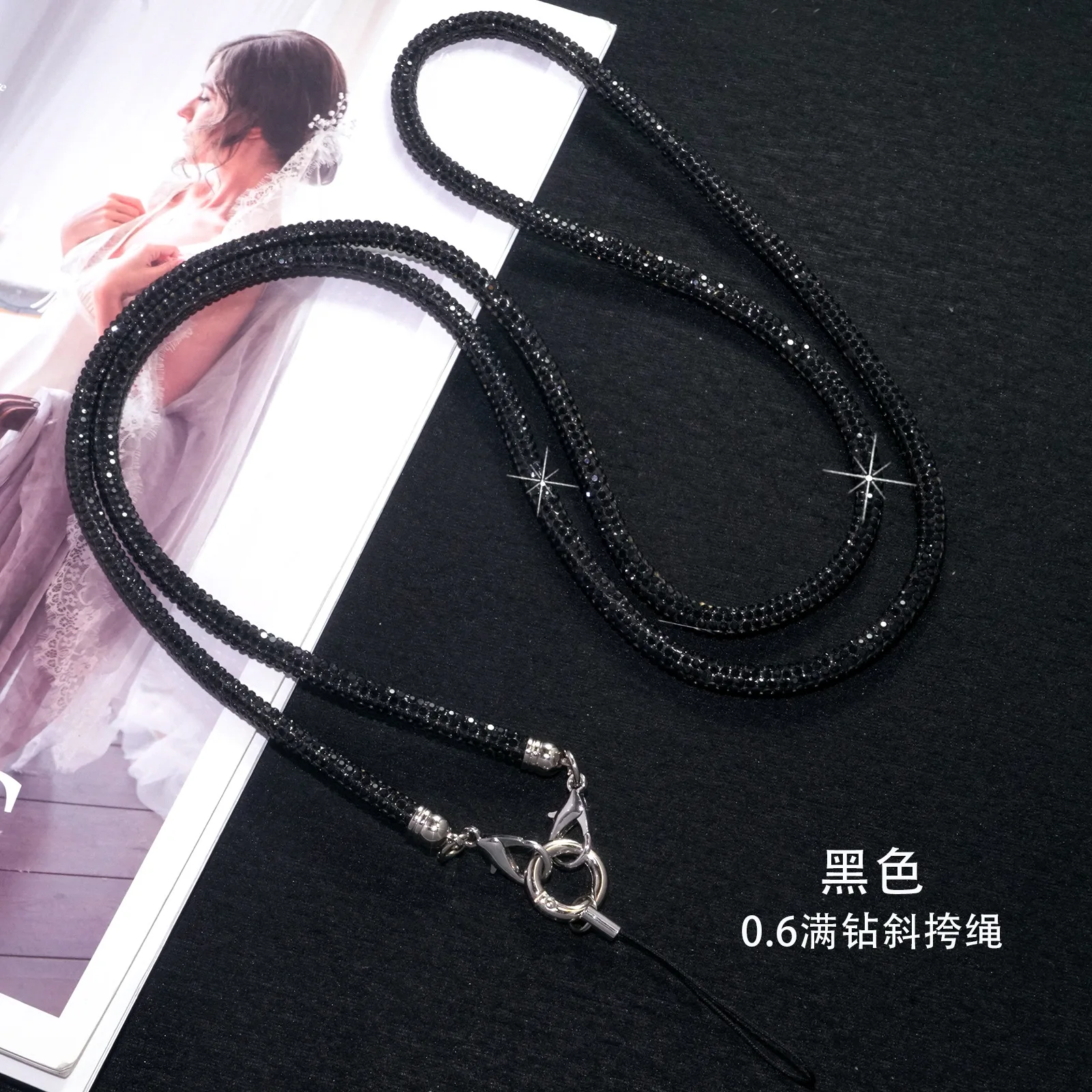 

Ремешок для мобильного телефона, длинная высококачественная роскошная цепочка для мобильного телефона, защита от потери и падения, подвесная цепочка на шею, подвесная цепочка на плечо