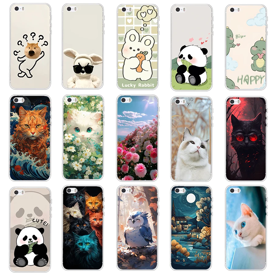 4 For iphone 4/4s/5/5s/5c/6/6s/6 plus/6s plus Case TPU Soft Silicon Protecitve Shell Cover casing