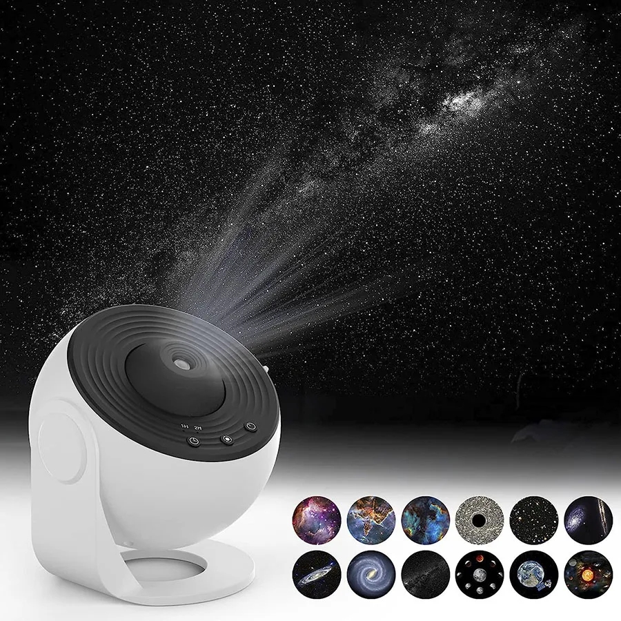 LED Star Projector Night Light Planetarium Earth Solar System Projector Lamp Romantic Gifts for Men Women Children Ambient Light