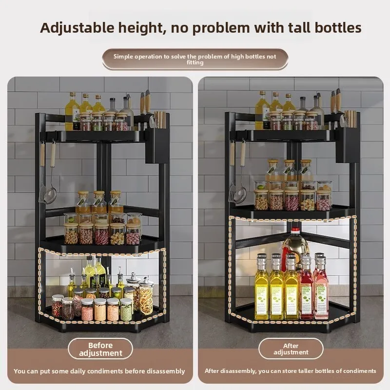 stable-kitchen-rack-multifunctional-corner-seasoning-shelf-double-layer-storage-box-corner-storage-artifact