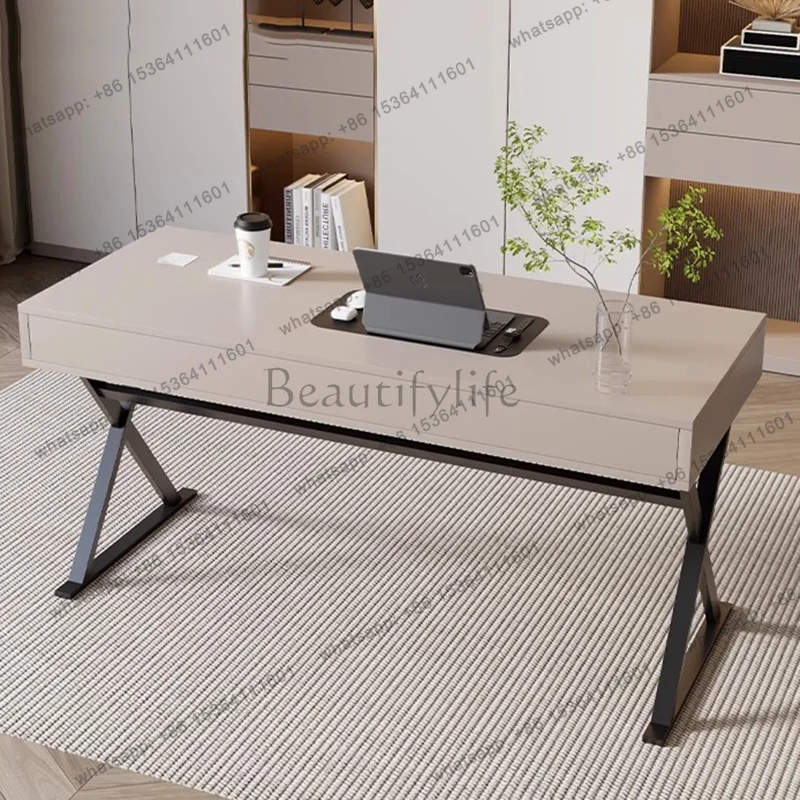 Standing Executive Office Desk Study Display Design Storage Nordic Office Desk Executive Minimalist Escrivaninha Home Furniture