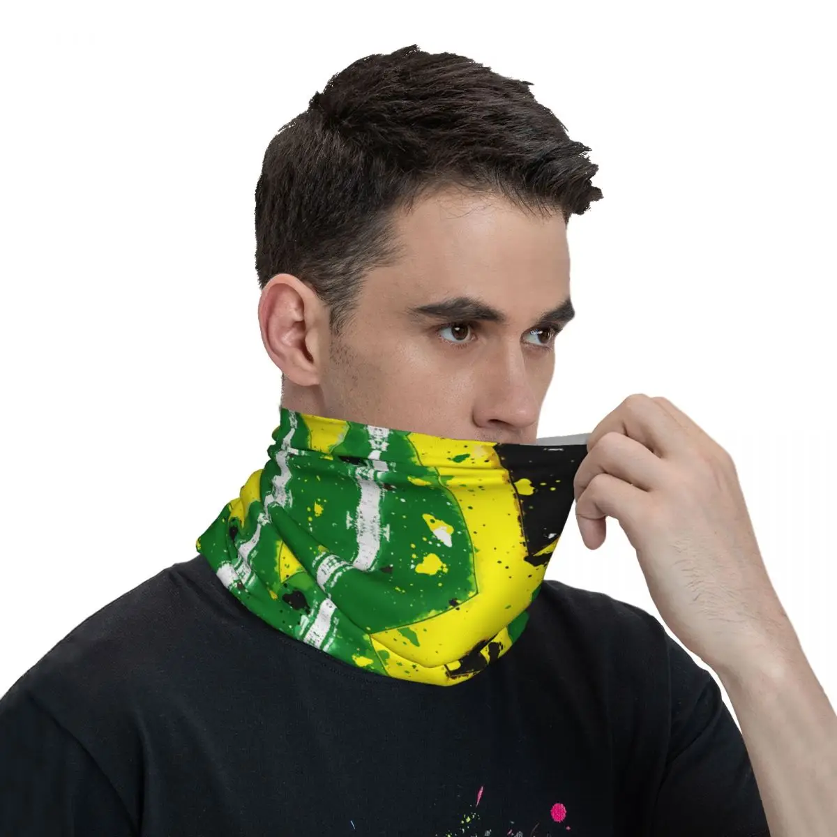 Bufanda de envoltura delgada con bandera de Malasia Grunge, Bandana, para el cuello polaina, cubierta para la cara, diadema