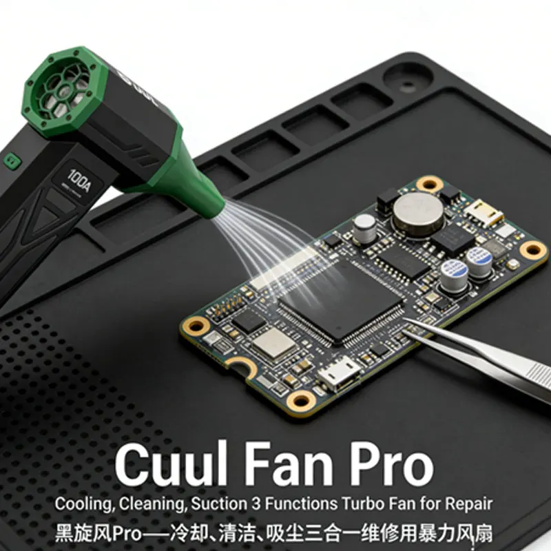 

2UUL DA97 Cuul Fan PRO Турбоинструмент 3-в-1 для ремонта телефона, охлаждения, чистки и всасывания для сварки материнской платы