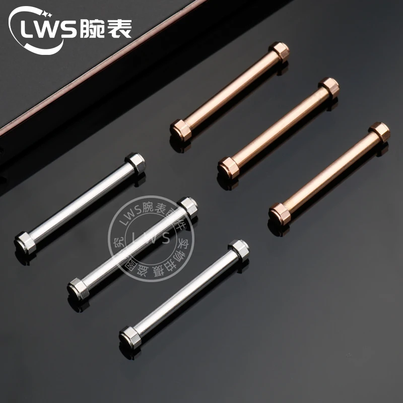 18MM For Michael Kors MK6985 6986 Watch Screw Rod Screw Cap MK Stainless Steel Connecting Rod Screw Strap Metal Connecting Shaft