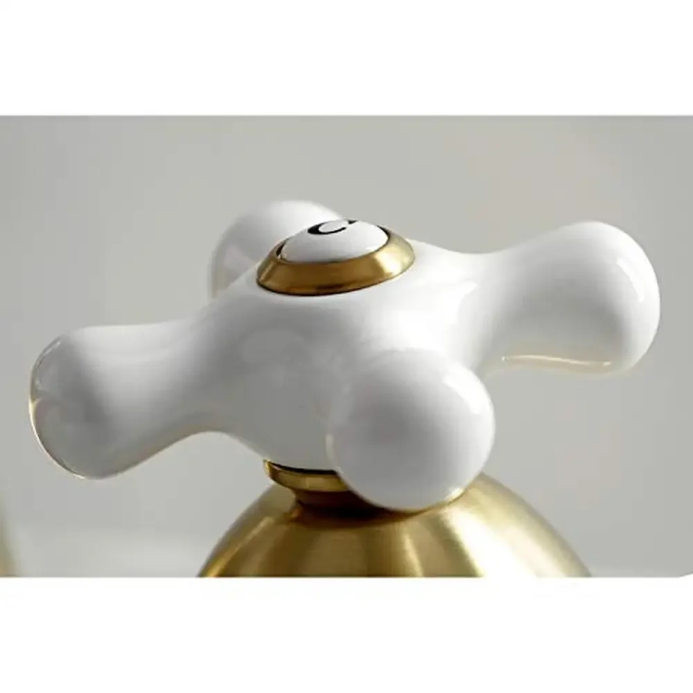 Bathroom Faucet Brushed Brass 8