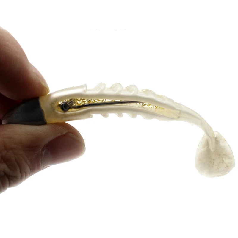 10cm 15.5g 13cm 26g T Tail Soft Lure Jig Head Soft Fishing Lure With Barbed Hook